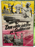 Original Movie Poster från filmen ” Den vilda jakten på Caddilacen ” med Franske komikern Louis De Funes.
