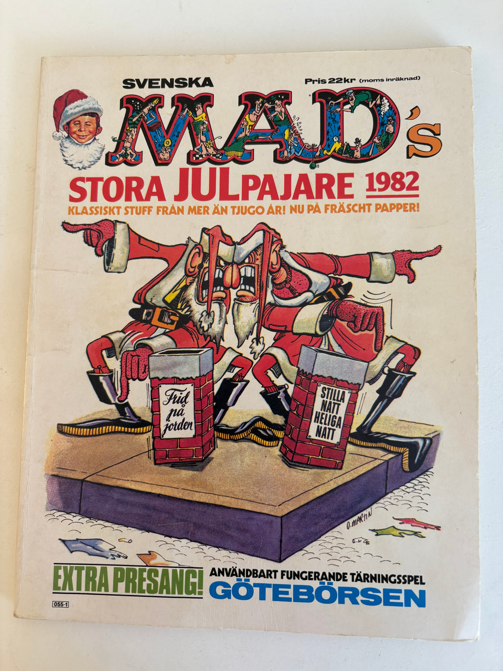 Tio st vintage seriealbum av Svenska MAD.