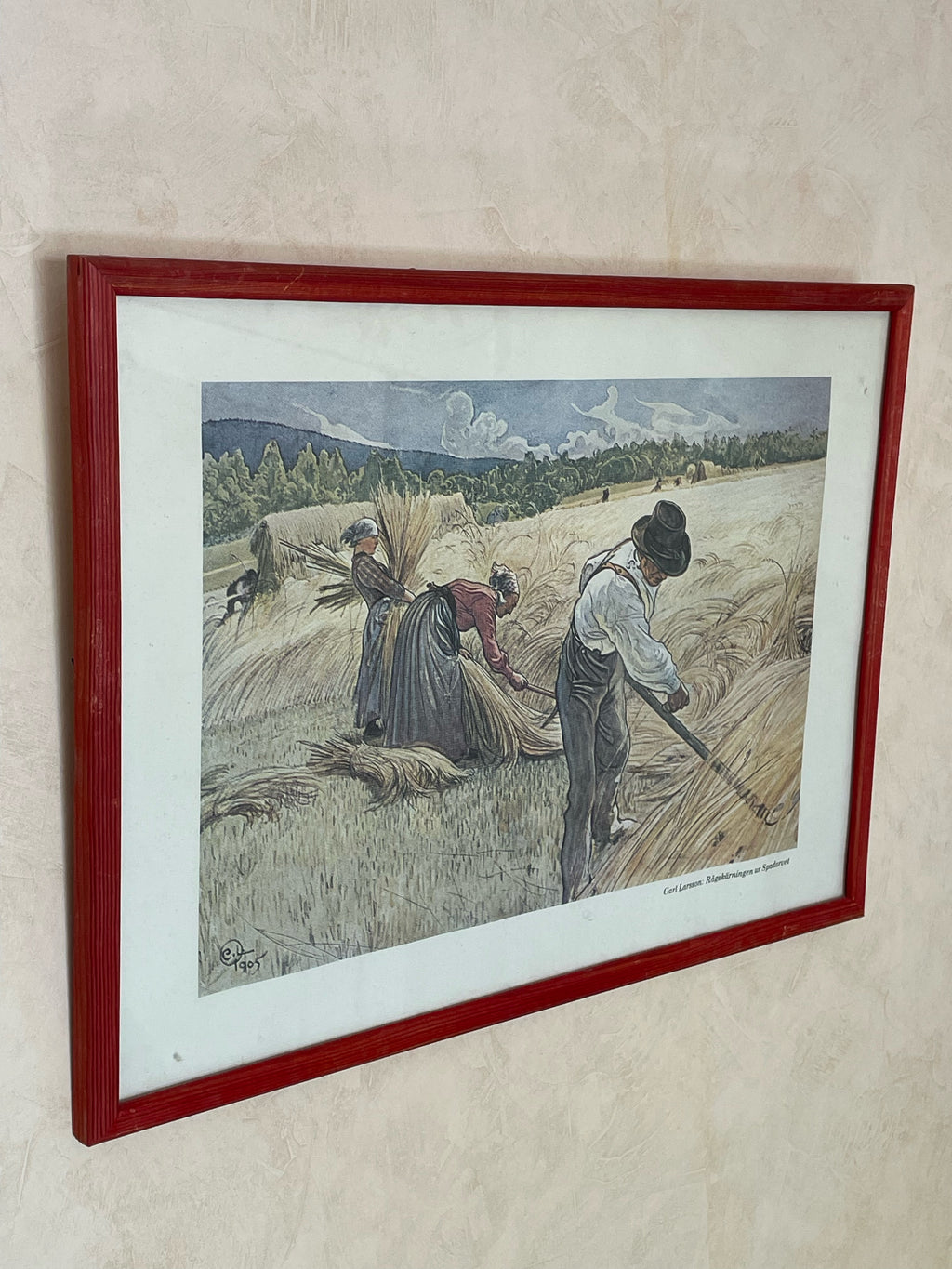 Nio st vackra tryck utav Carl Larssons produktion i mycket fint skick.