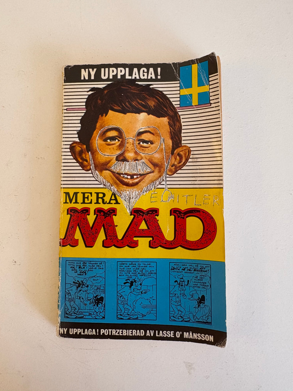 Tio st vintage seriealbum av Svenska MAD.