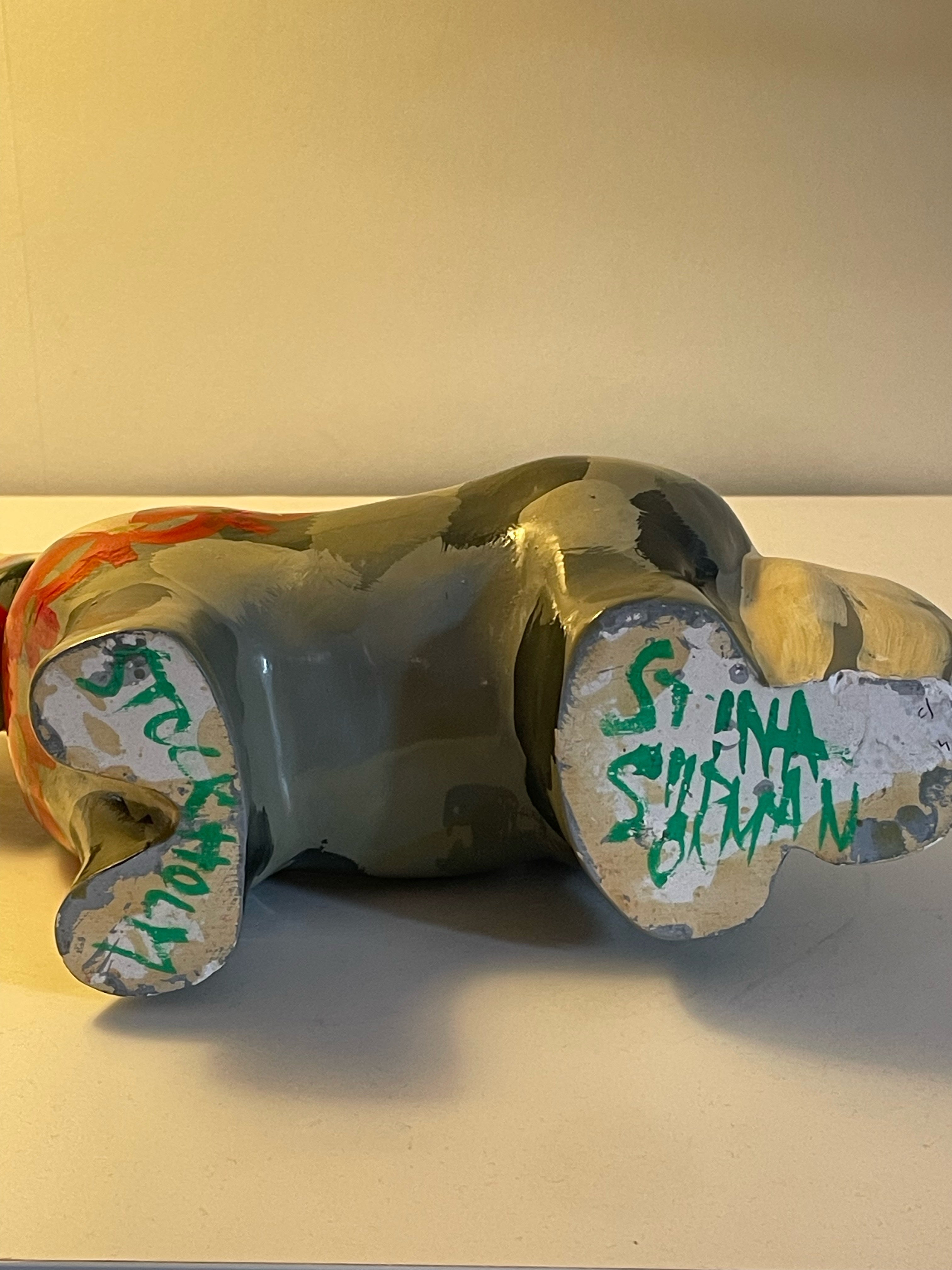 Stor vacker häst i keramik , design Stina Sörman i fint skick.