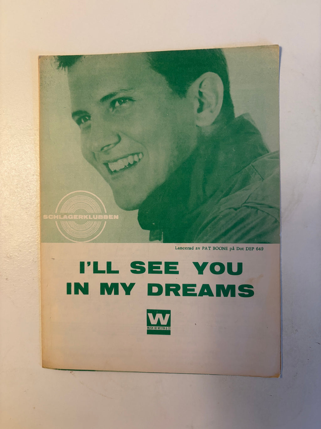 Vintage nothäften från Schlager klubben i fint skick.