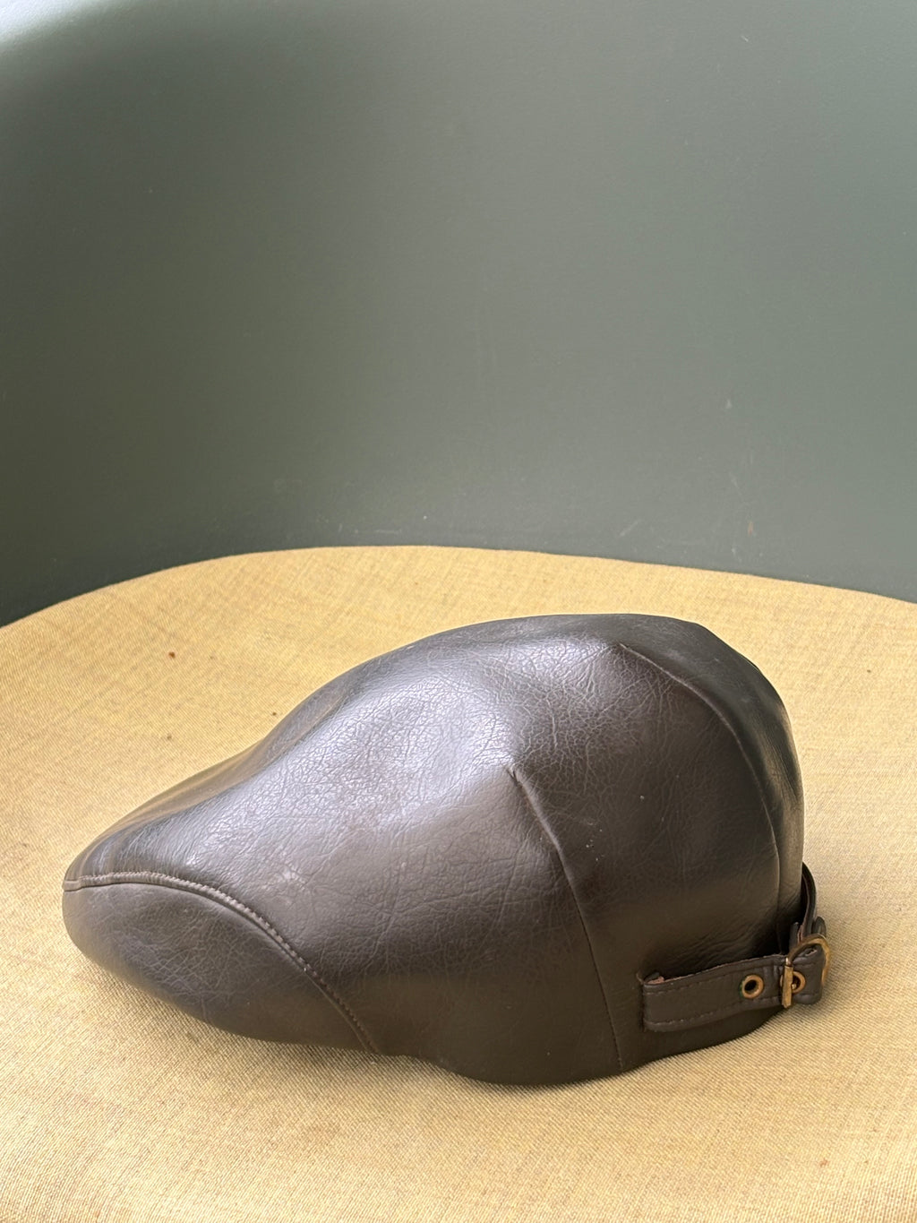 Snygg cool vintage ” flatcap” i mjukt äkta skinn 1960/70 tal.