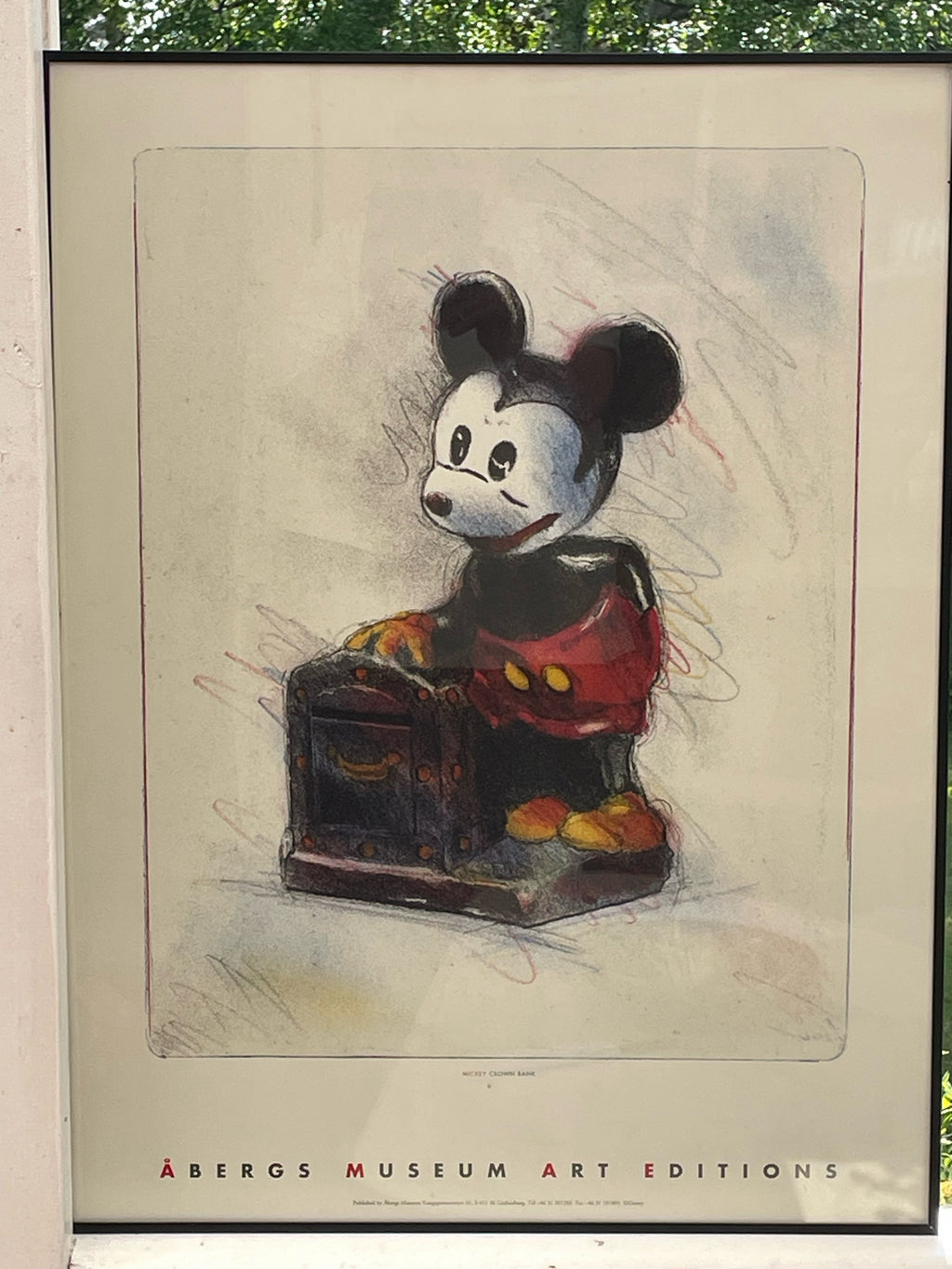 Stor vacker tavla från Lasse Åberg Art i nyskick.