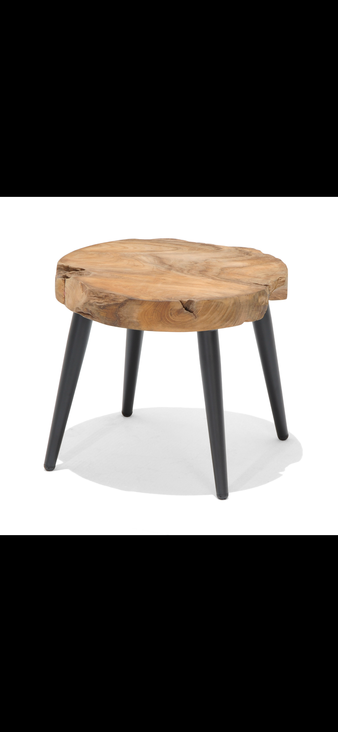Nyproducerat vackert sidobord i teak.