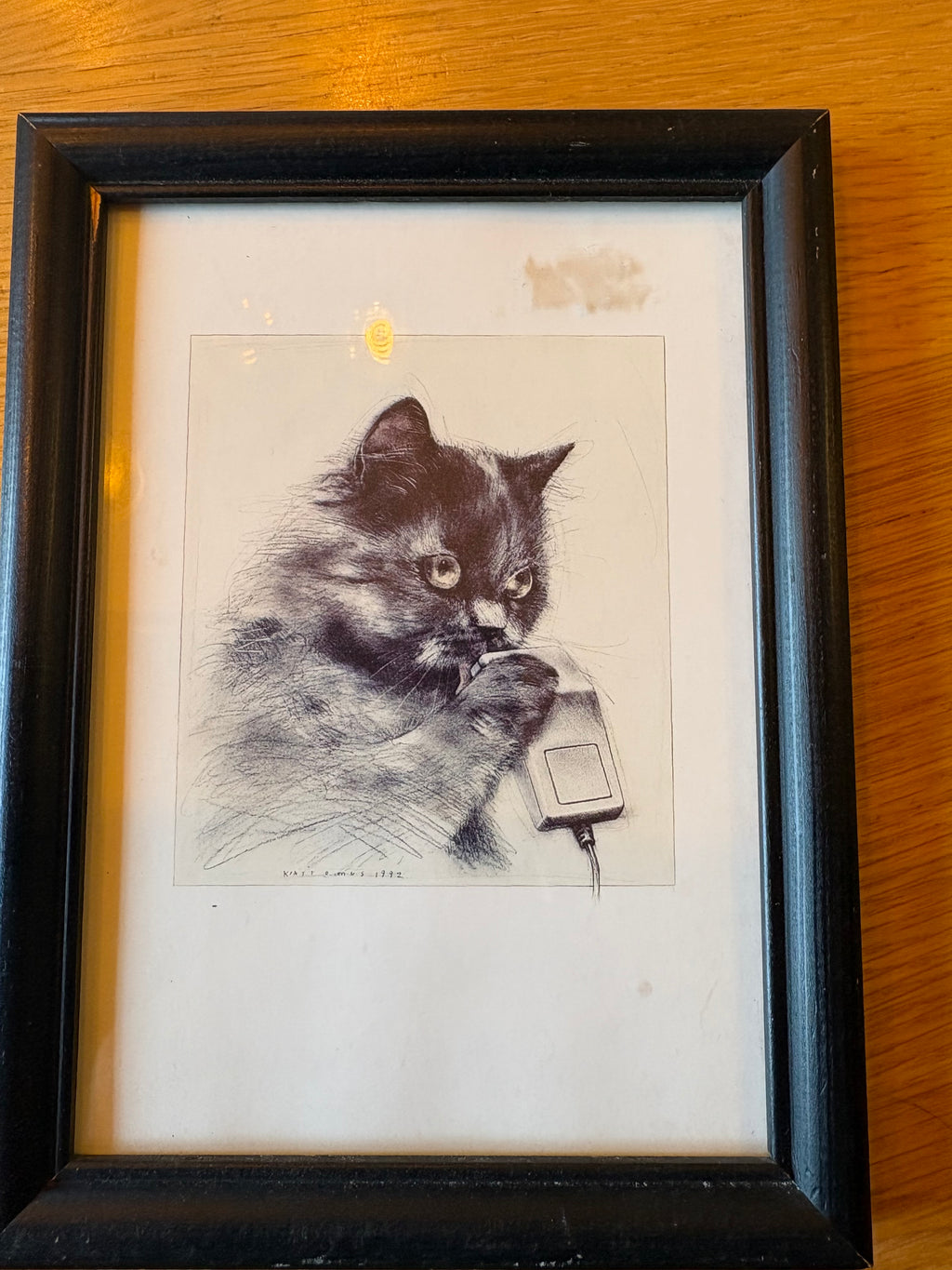Tre små akvareller utav konstnären Lasse Åberg.