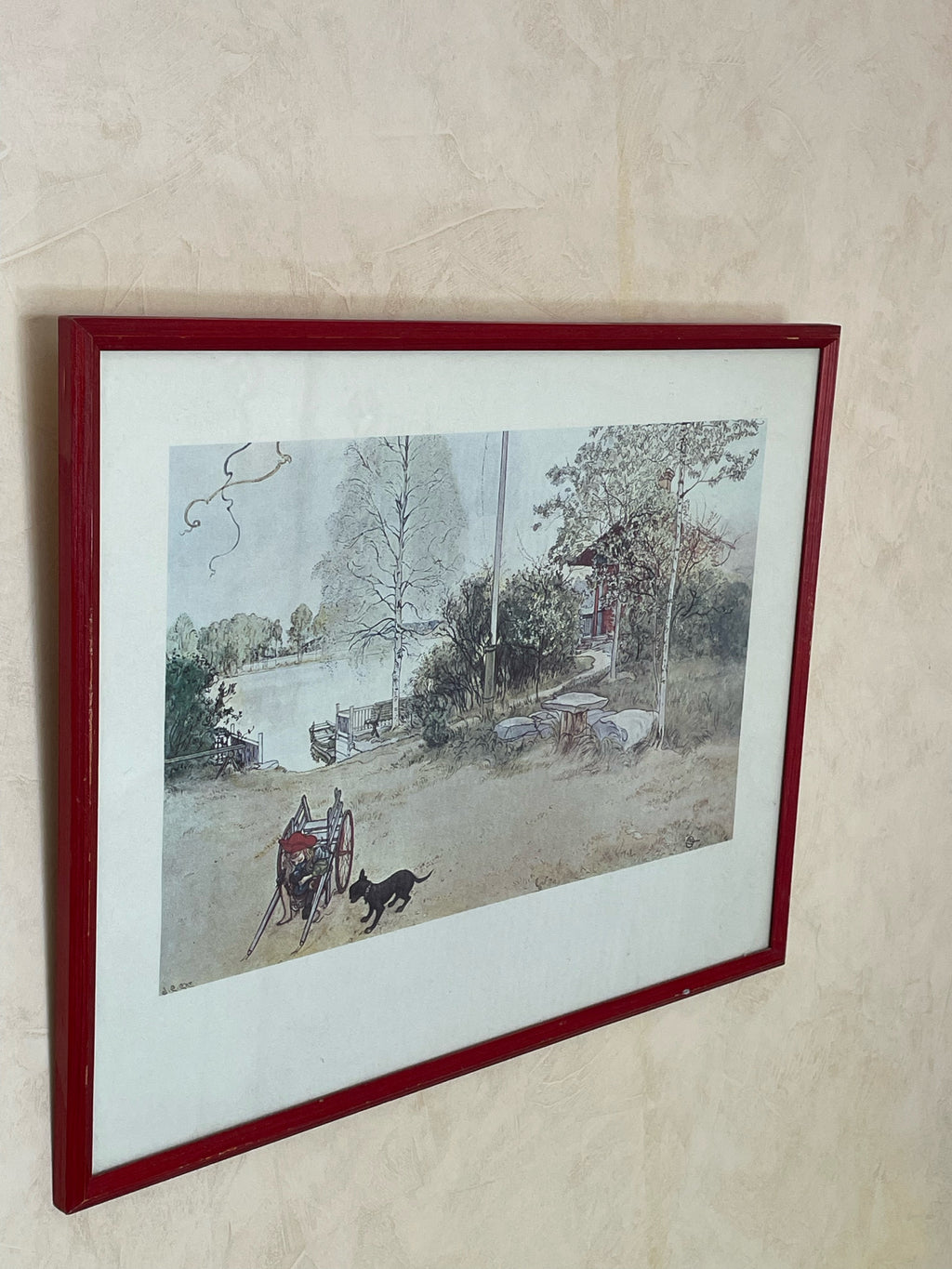 Nio st vackra tryck utav Carl Larssons produktion i mycket fint skick.