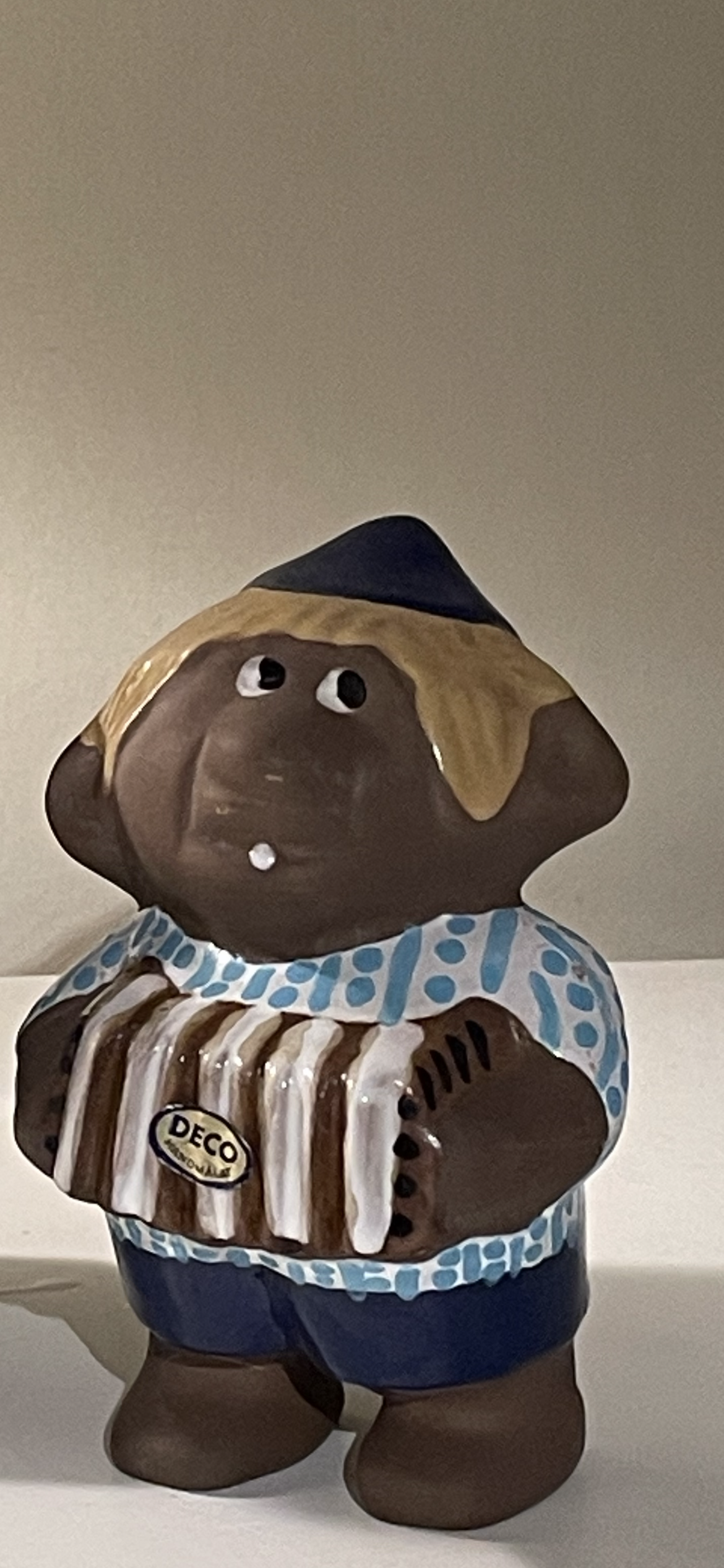 Fint vintage troll i keramik 1960 tal, signerat.