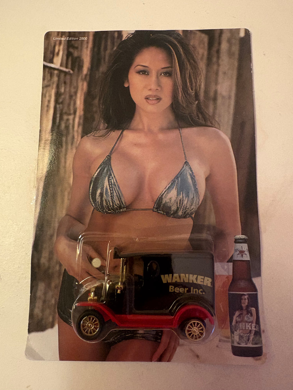 Öl lastbil, Leksakslastbil. Wanker beer Inc i förpackning.