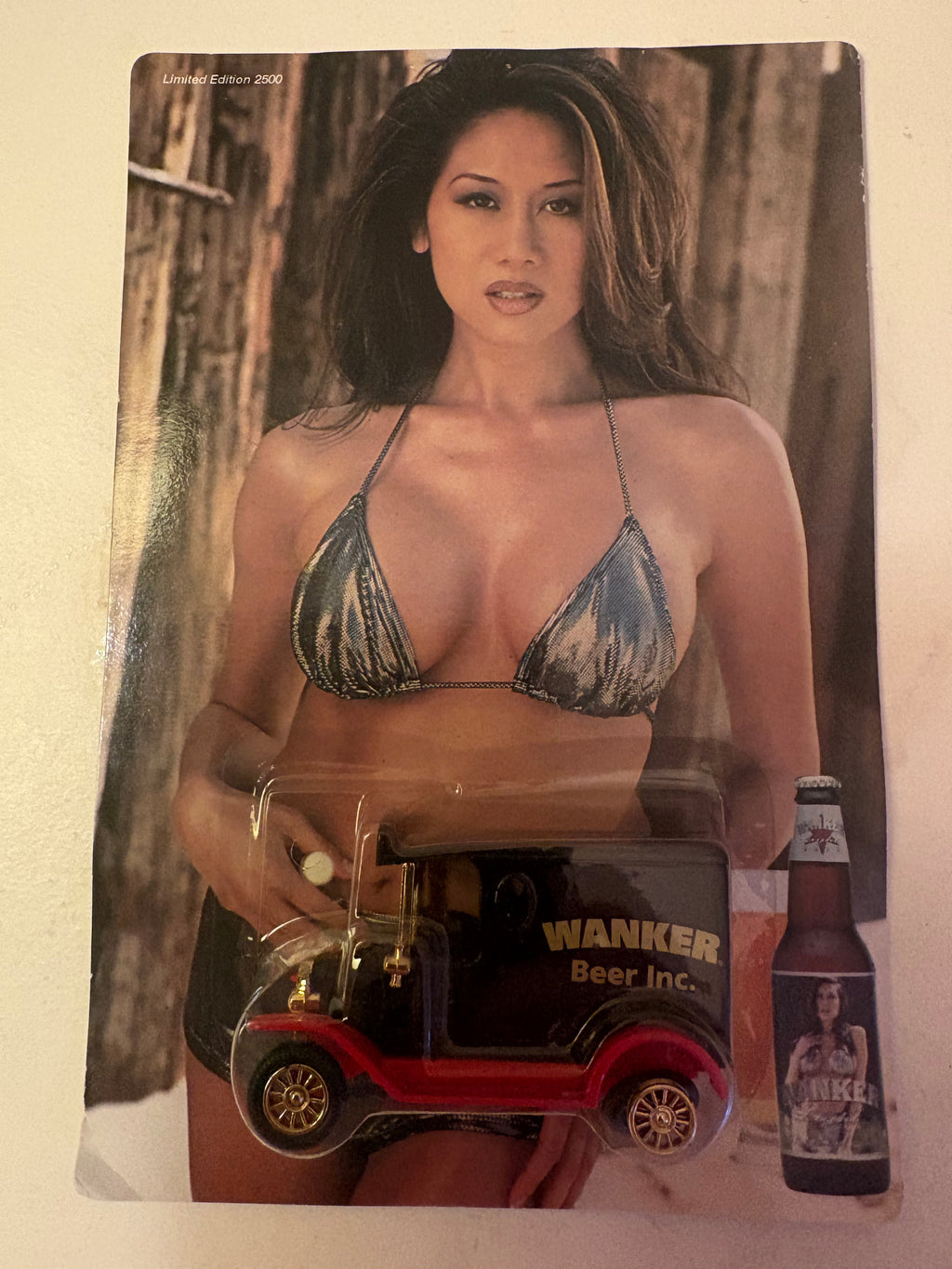 Öl lastbil, Leksakslastbil. Wanker beer Inc i förpackning.