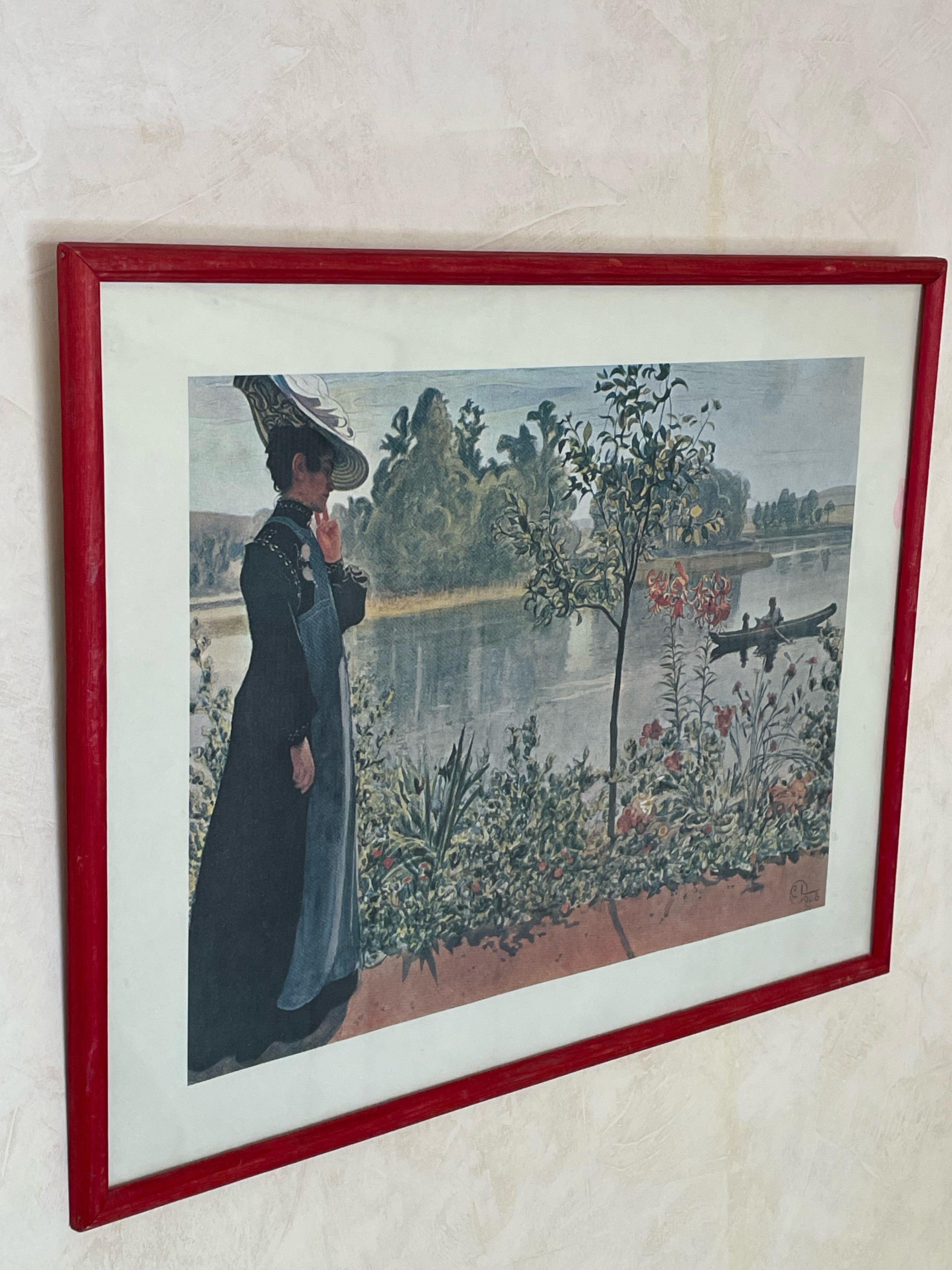 Nio st vackra tryck utav Carl Larssons produktion i mycket fint skick.