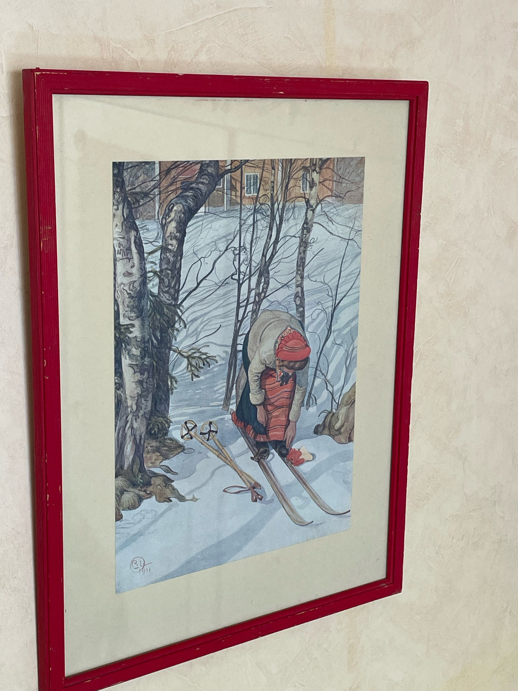 Nio st vackra tryck utav Carl Larssons produktion i mycket fint skick.