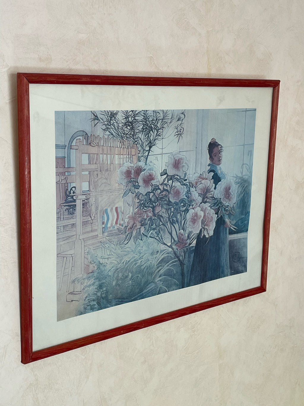 Nio st vackra tryck utav Carl Larssons produktion i mycket fint skick.