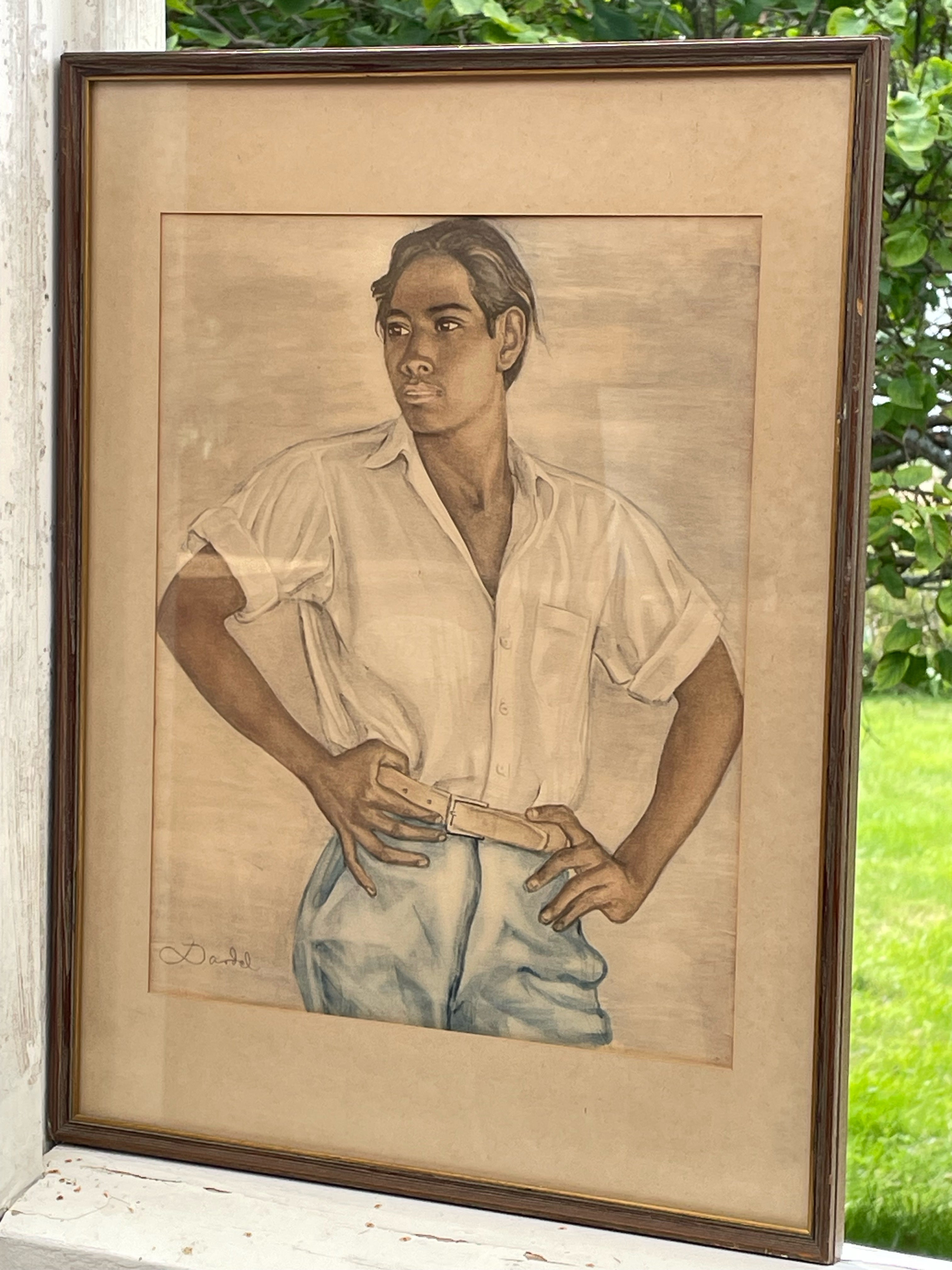 Fina vintage tryck från konstnären Nils Dardell 1940 tal.