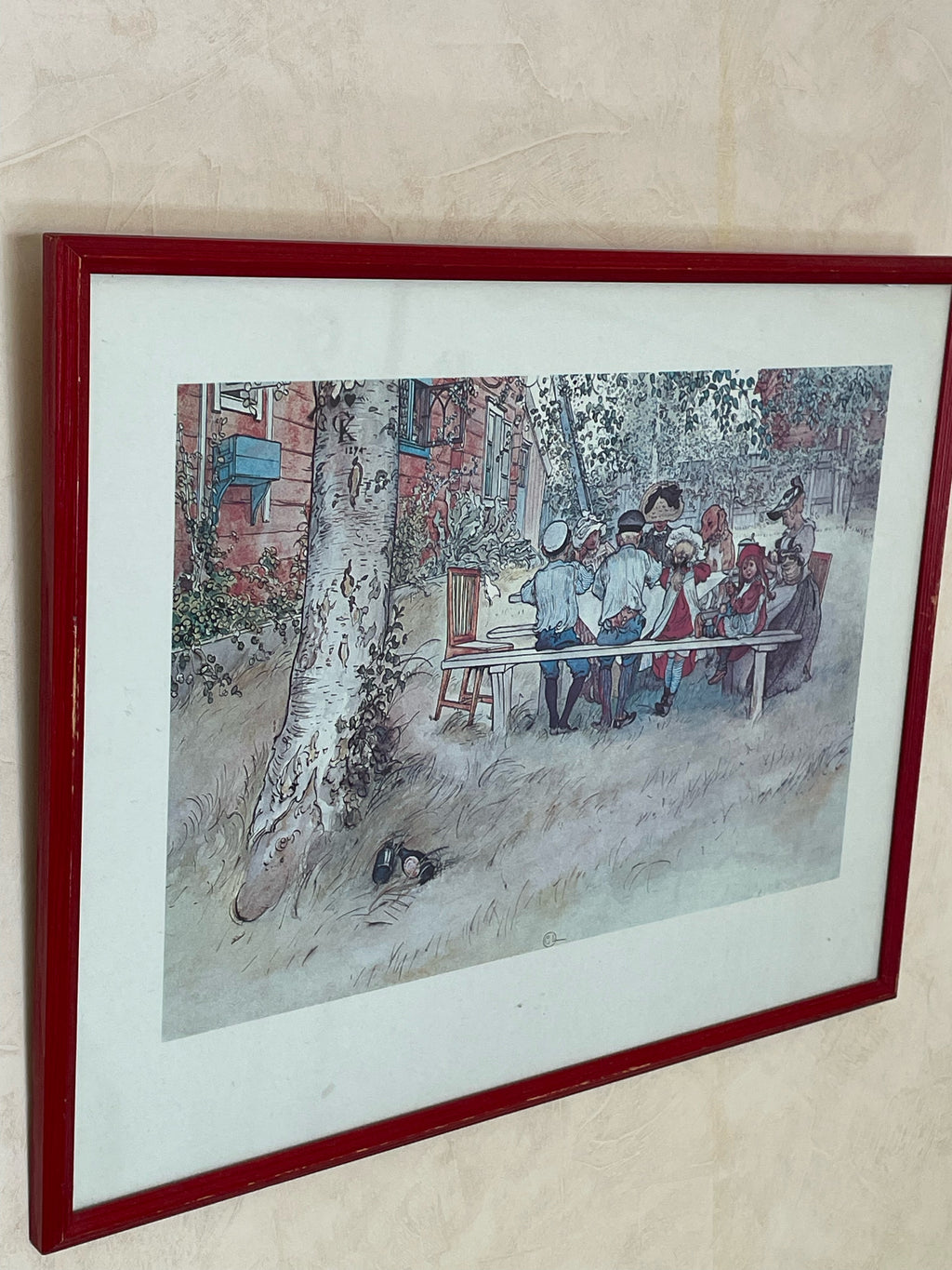 Nio st vackra tryck utav Carl Larssons produktion i mycket fint skick.