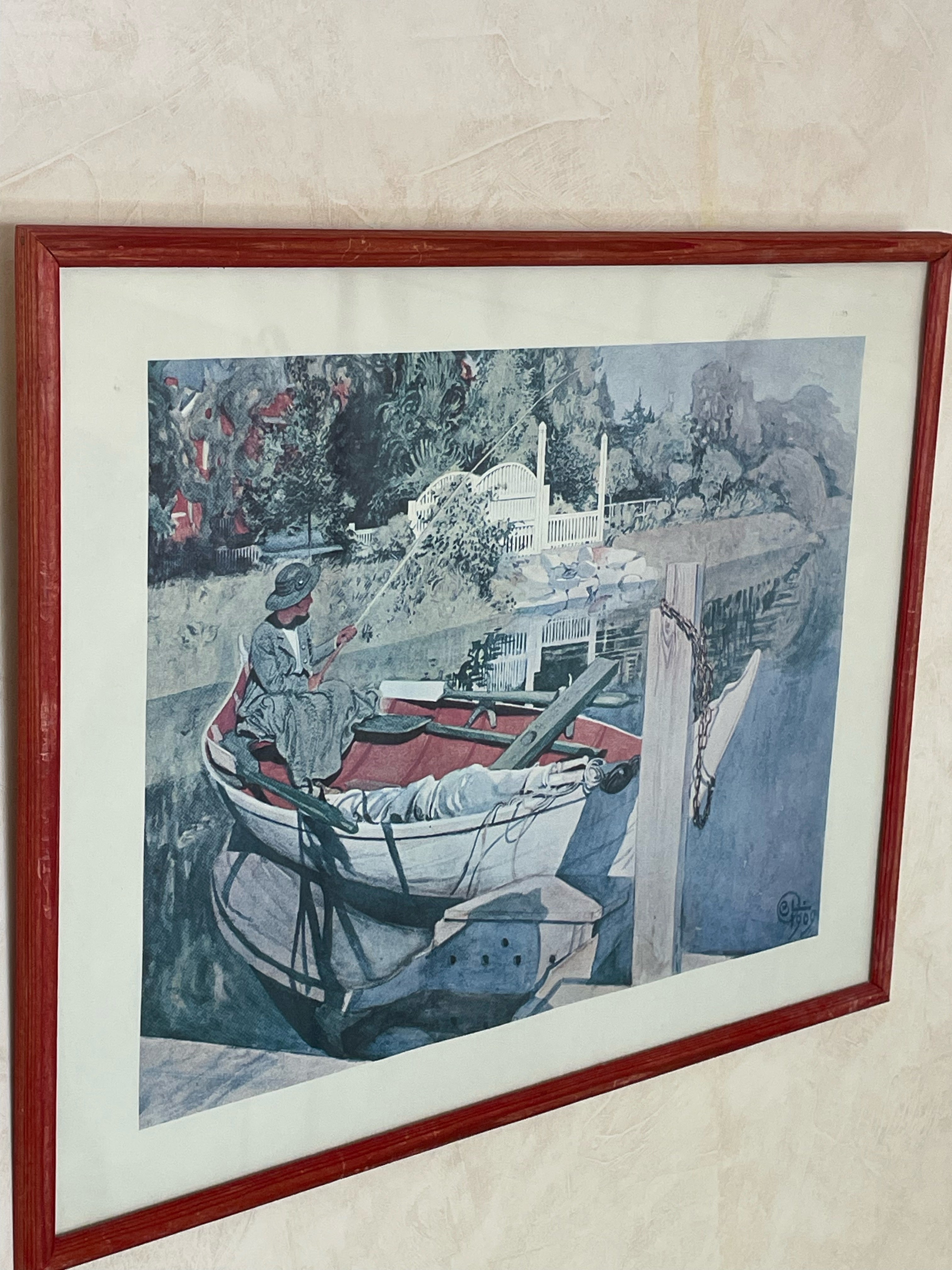 Nio st vackra tryck utav Carl Larssons produktion i mycket fint skick.