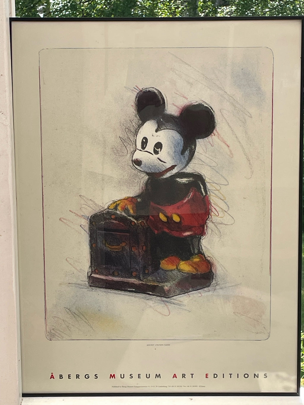Stor vacker tavla från Lasse Åberg Art i nyskick.