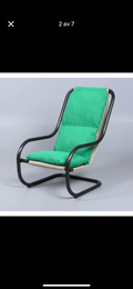 Fin vintage stålrörsfåtölj från 1968 ” Lammhults S70-6 designad utav Börge Lindau och Bo Lindecrantz.