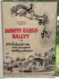 Original Movie Poster från filmen Monte Carlo Rallyt 1960/70 tal.