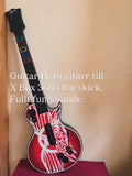 Guitar Hero gitarr till X box 360 Aerosmith Edition i nyskick.